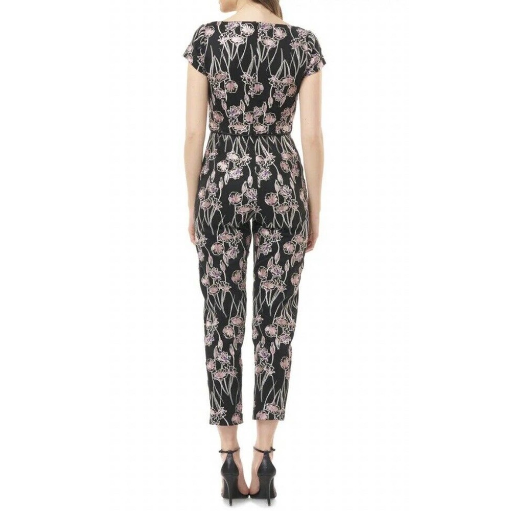 Js Collections Floral Crepe Jumpsuit Size 16 - image 2